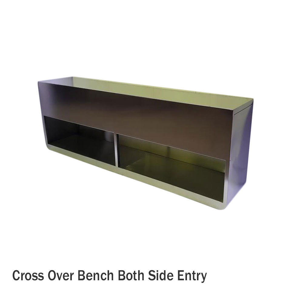 Cross Over Bench Both Side Entry