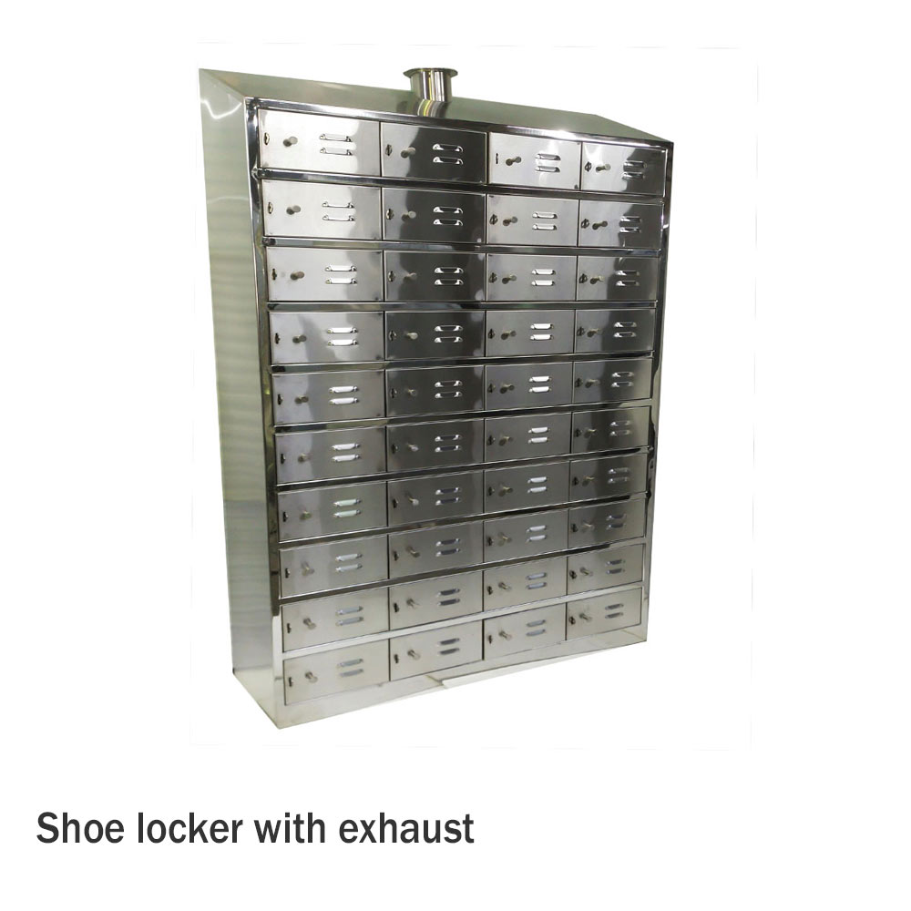 Shoe Locker With Exhaust