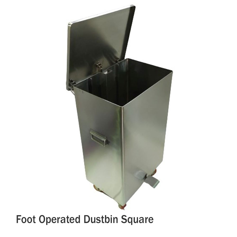 Foot Operated Dustbin Square